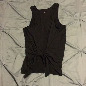 yogalicious tie back tank